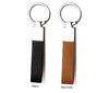 Key ring in metal and leather art. E14134