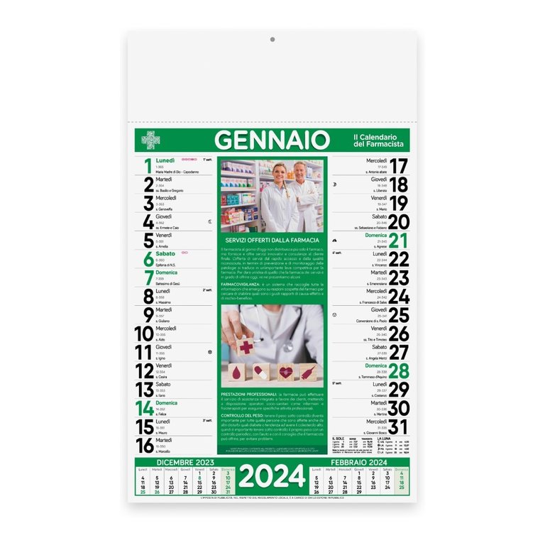 Pharmacy Calendar item FA01