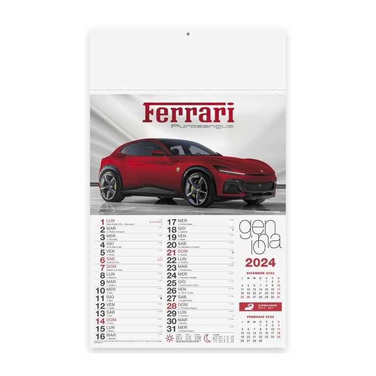 Calendario Auto Sportive art. PA162