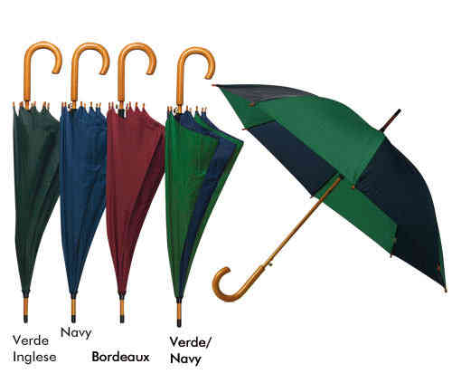 Automatic wooden umbrella 23" art. K18227