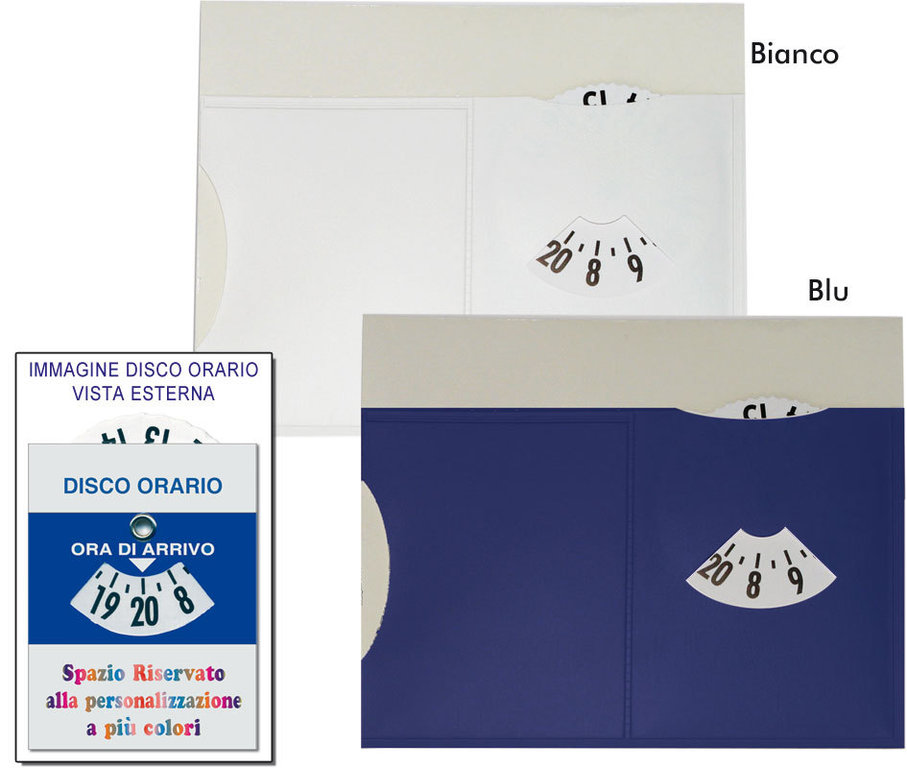 Disco Orario con porta Ticket art. K0103-C1